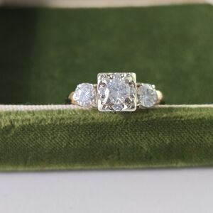 Vintage 14k Gold Diamond Ring